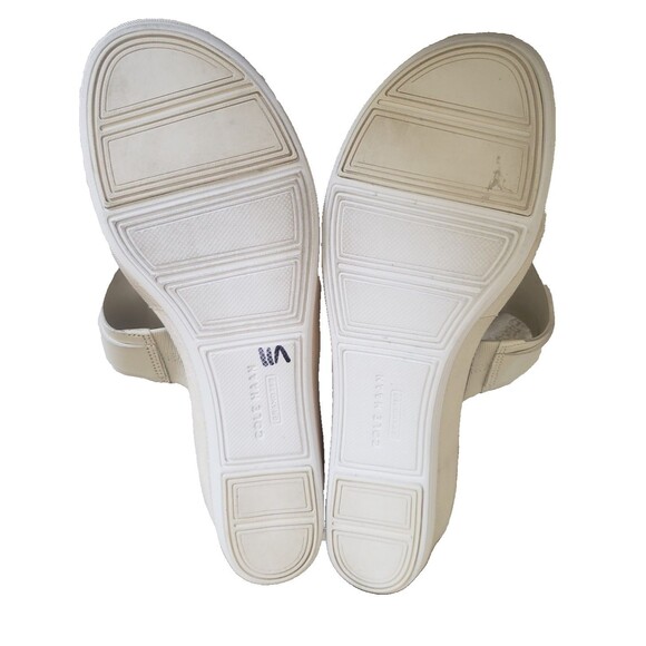 Cole Haan Original Grand Flatform Ivory Leather Thong Sandals  Women's Size 10B - Picture 11 of 11